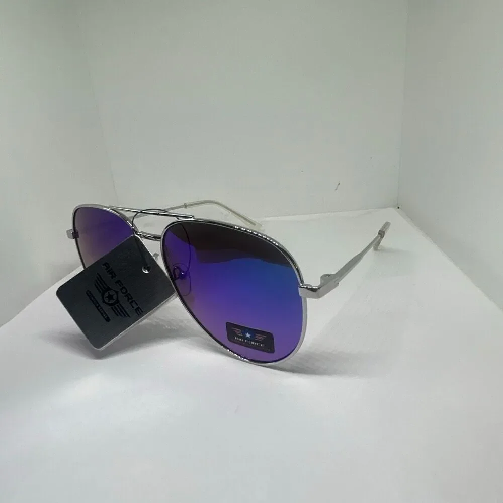 Air Force Mirrored Aviator Series Sunglasses – Classic Pilot Style UV Protection